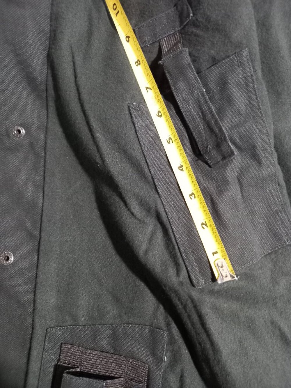 Men's Concealed Carry Flannel Lined Canvas Shirt Jacket + LS Henley | 3XL - Picture 6 of 12
